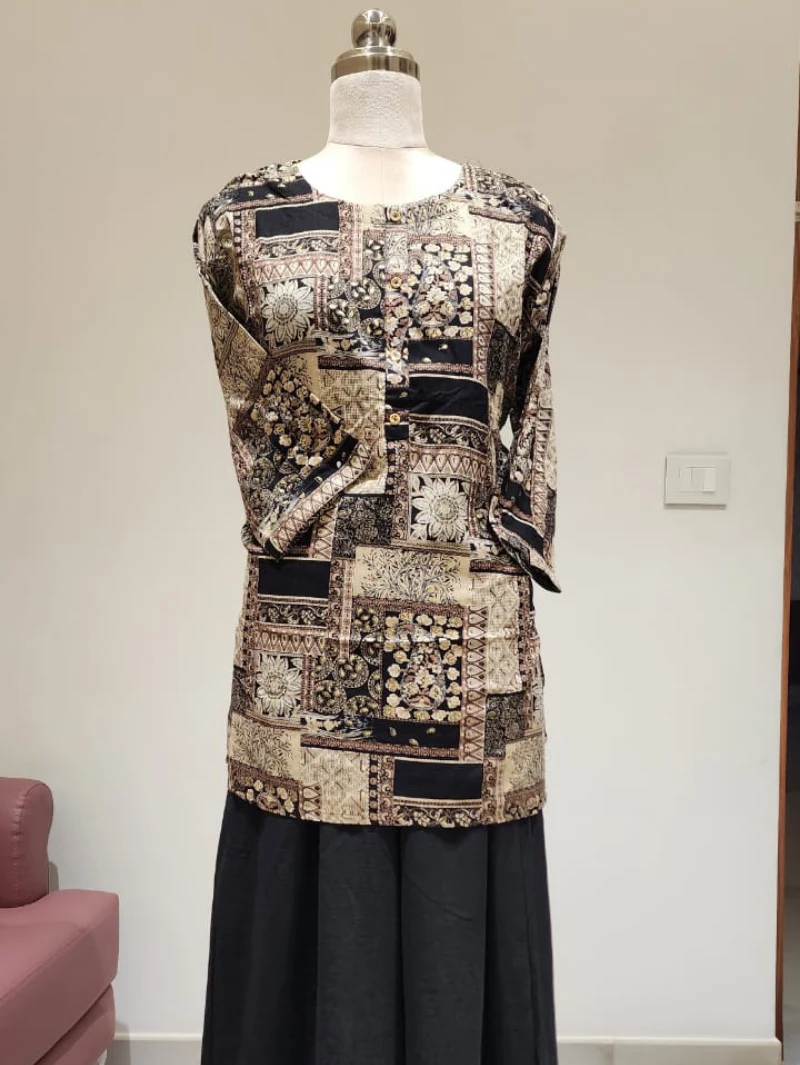 Printed Ethnic Co-Ord Set - Image 2