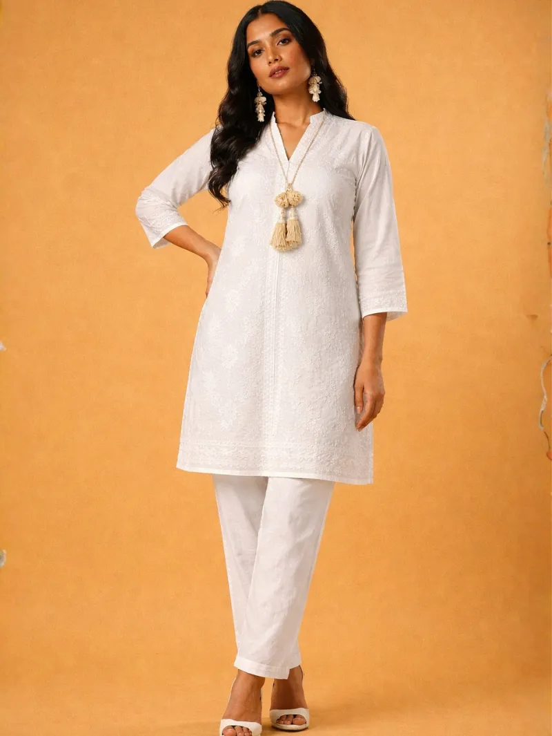 Co ord set with big kunchalam - Image 4